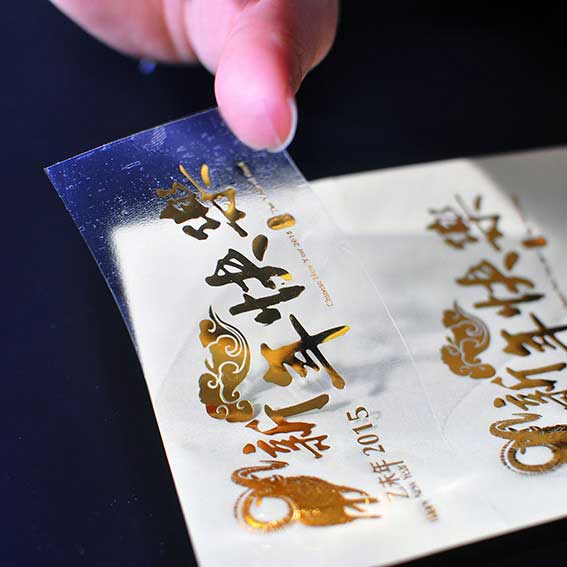 透明不干膠印刷