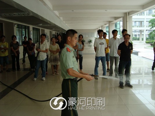 <a href='http://www.yihaoj.com/' target='_blank'>印刷</a>廠舉辦消防培訓